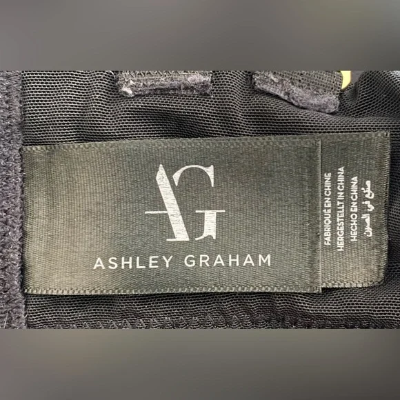 AG BLK/ WHT STRIPE Lightly Lined Underwire, 38C *P1045 - Picture 6 of 7